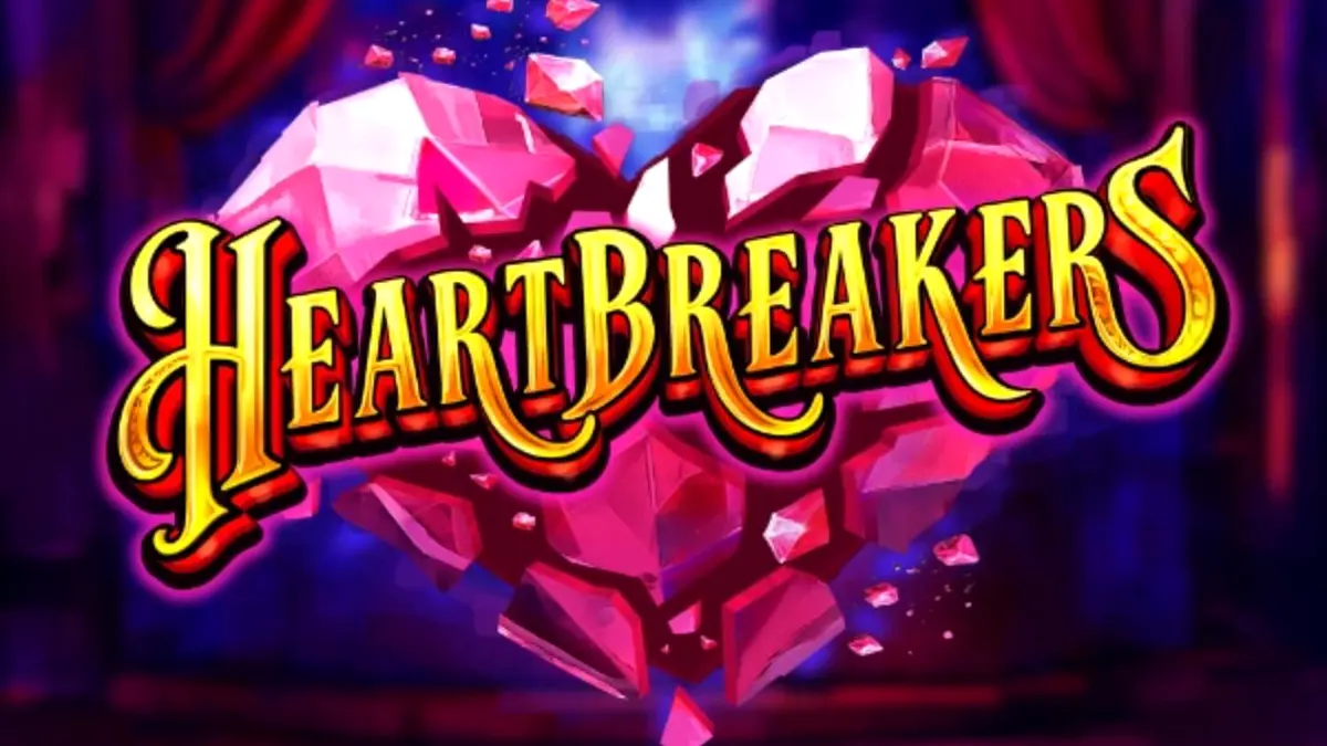 Interface do slot Heartbreakers com tema burlesco e oeste